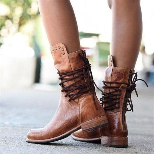 Alma | Lace-up Boots