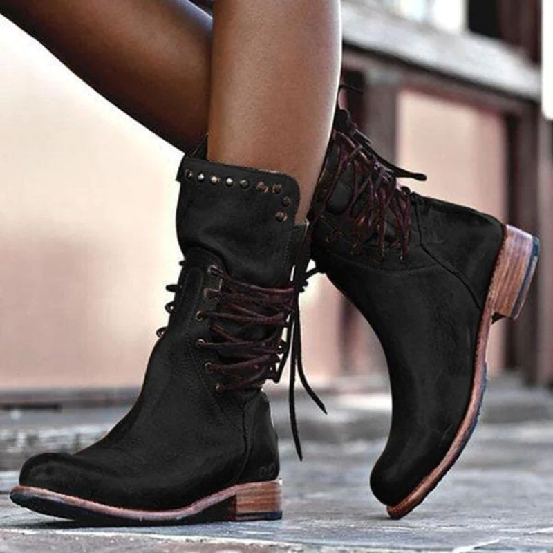 Alma | Lace-up Boots