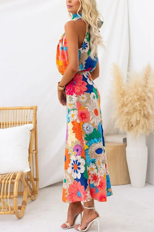 Dora | Vibrant Floral Maxi