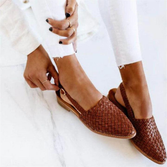 Harmony | Chic Woven Slingbacks