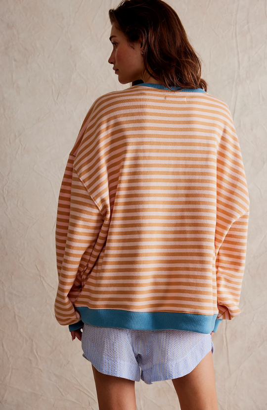 Emma | Cozy Oversized Striped Pullover