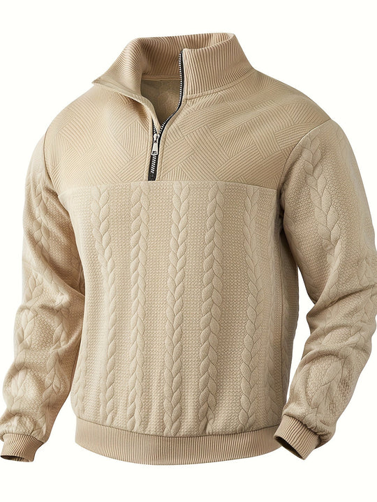 Remy™ | Vintage Men’s Sweater with Zipper