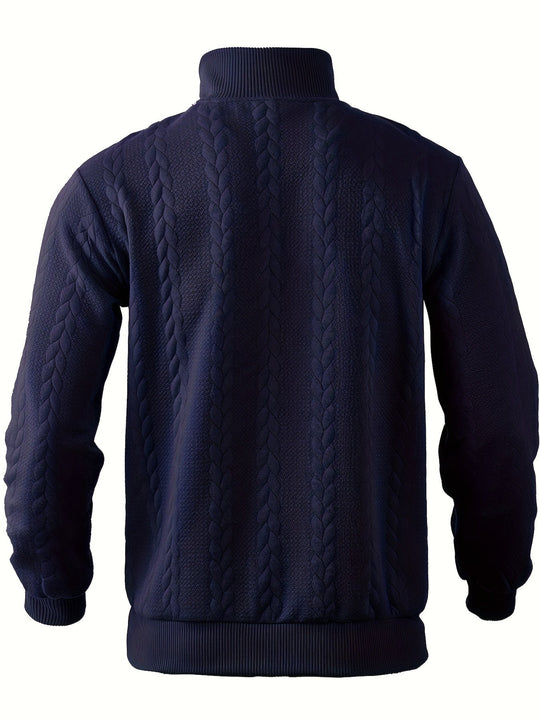 Remy™ | Vintage Men’s Sweater with Zipper