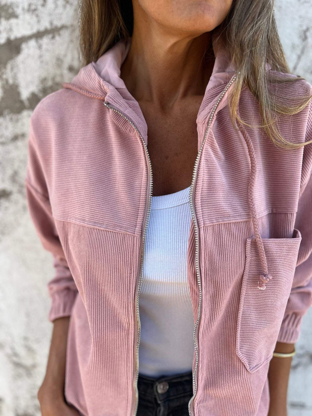 Audrey | Casual Jacket With Hood