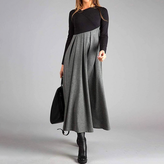 Cleo™ | Maxi Dress with Long Sleeves