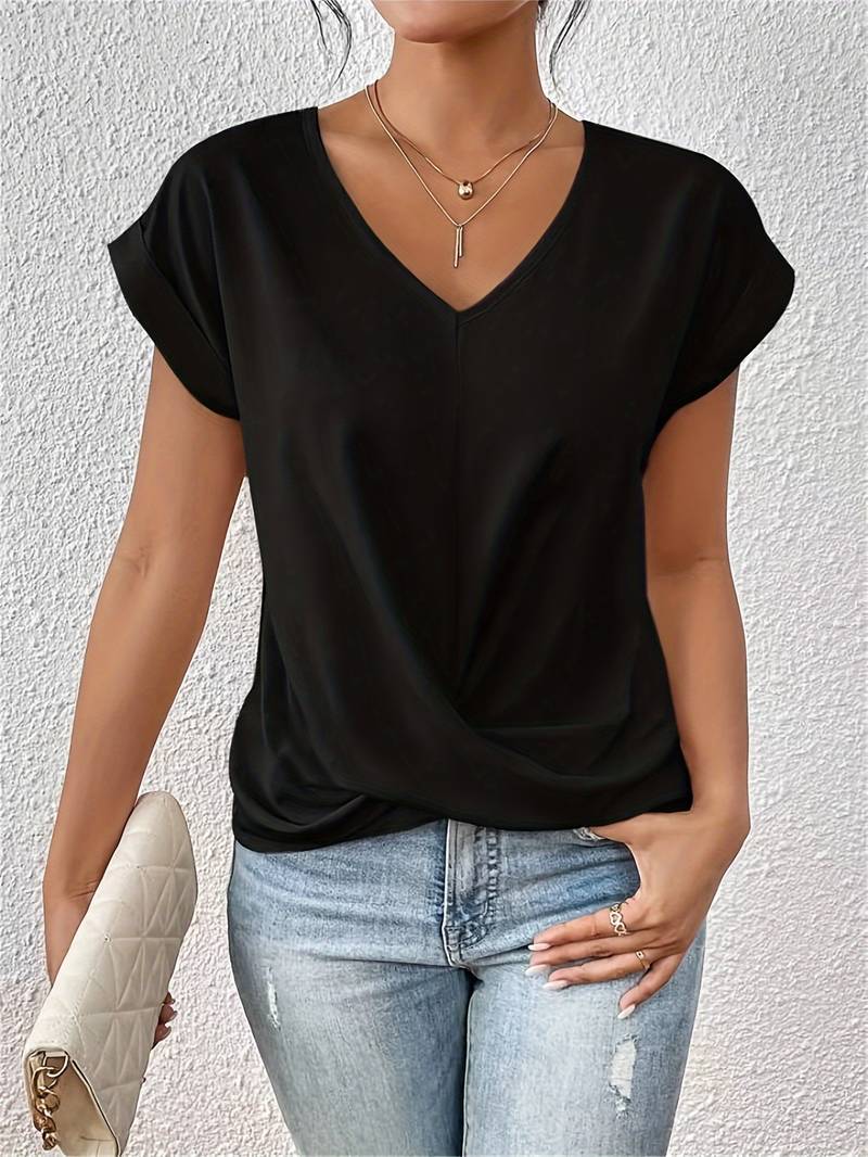 Valencia | Chic Drape Blouse