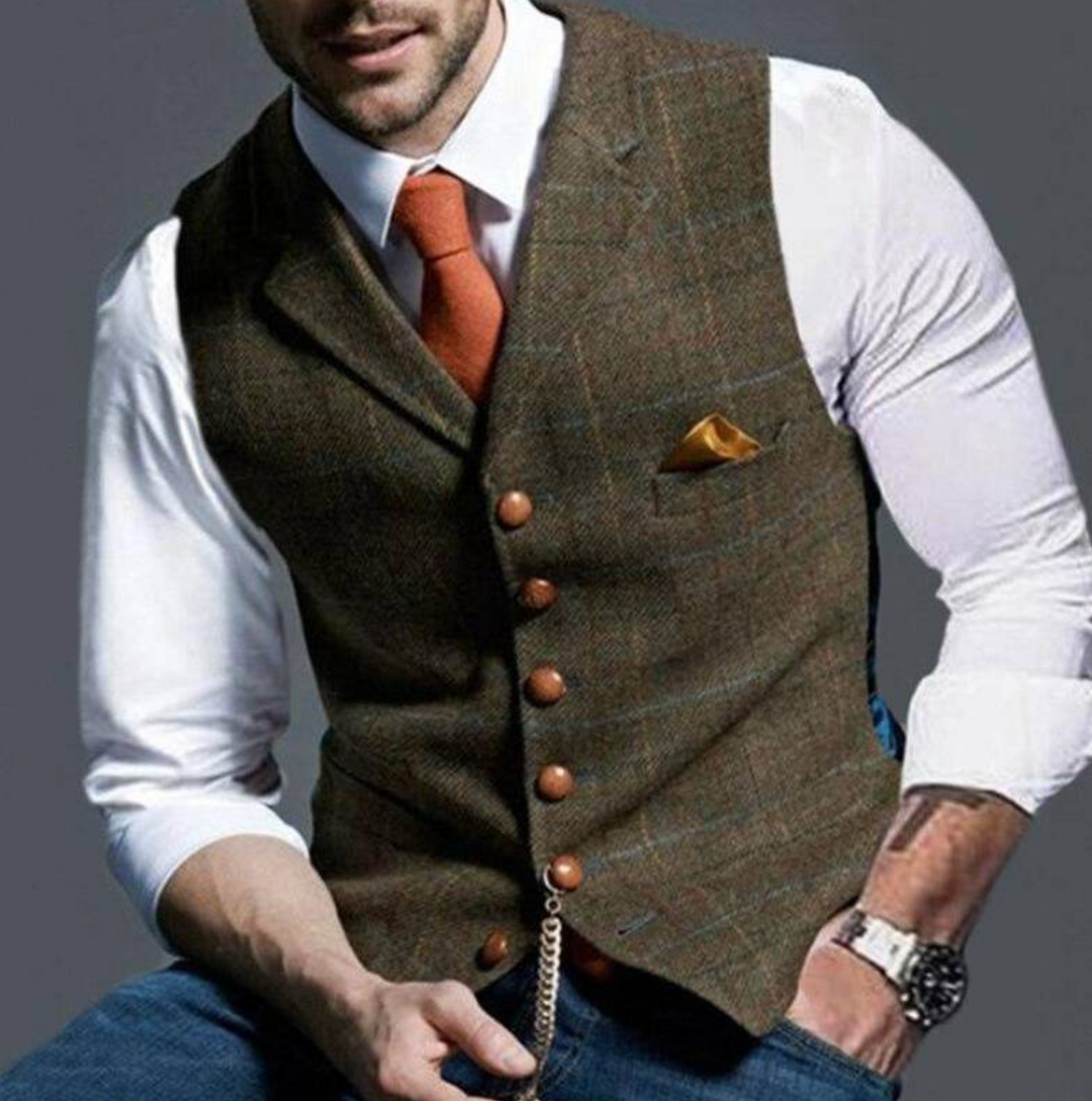 Zane™ | Elegant Buttoned Vest