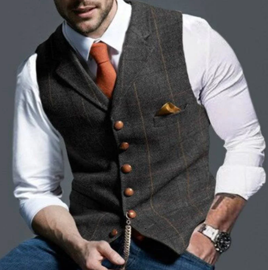 Zane™ | Elegant Buttoned Vest