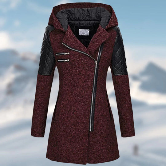 Rozy™ | Long Winter Coat with Hood for Women