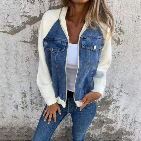 Lucy™ - Denim Zip-Up Jacket