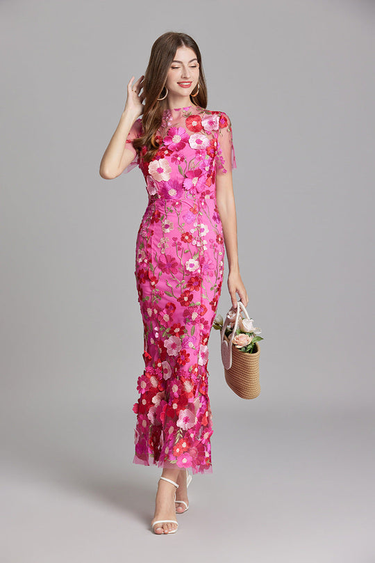 Lucienne | Floral Elegance Dress