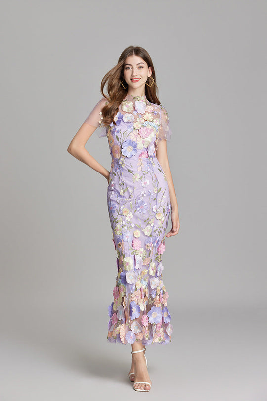 Lucienne | Floral Elegance Dress