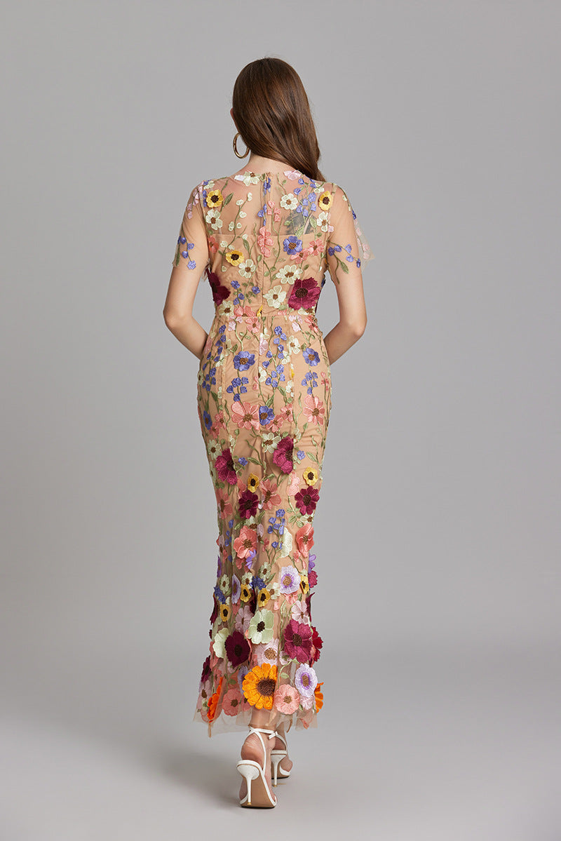 Lucienne | Floral Elegance Dress