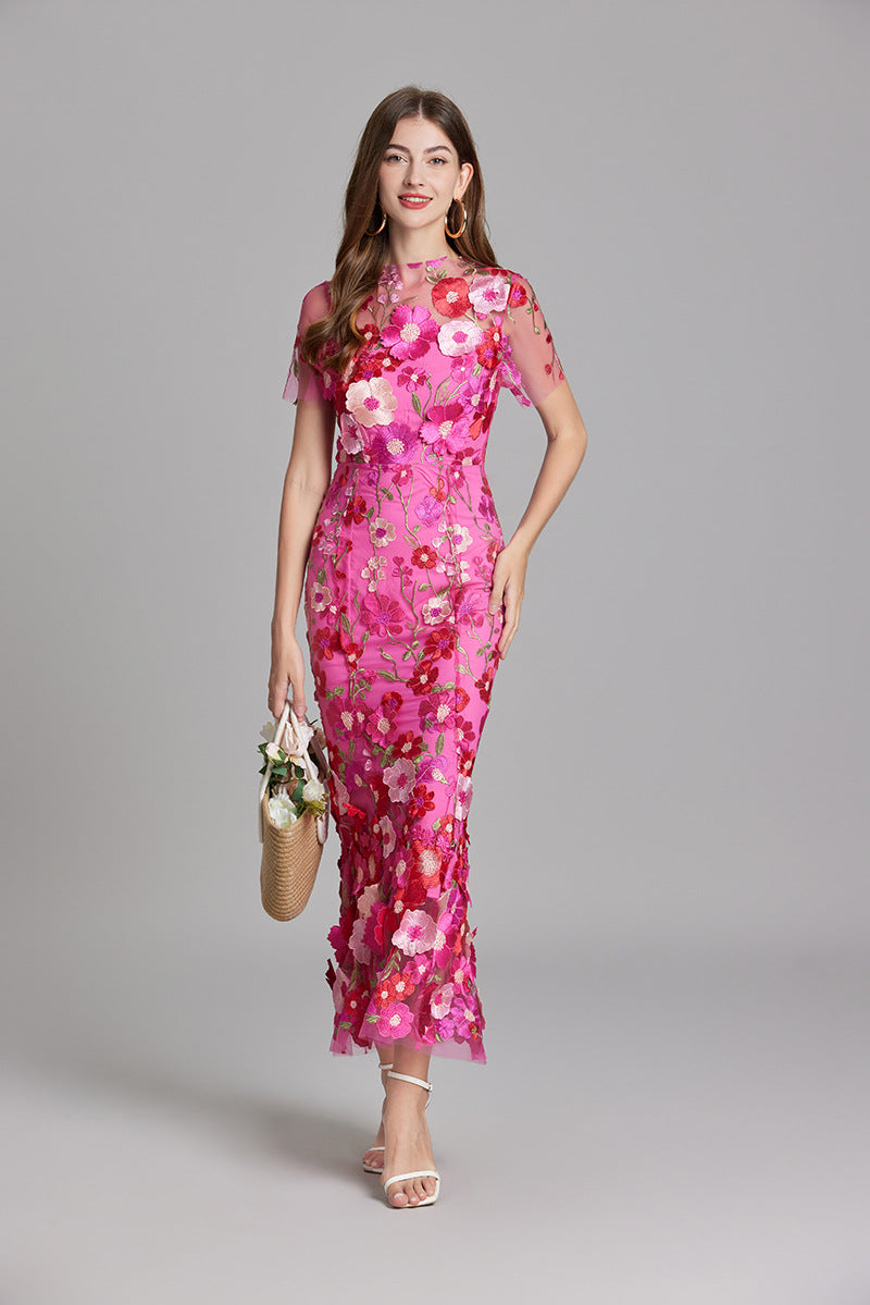 Lucienne | Floral Elegance Dress