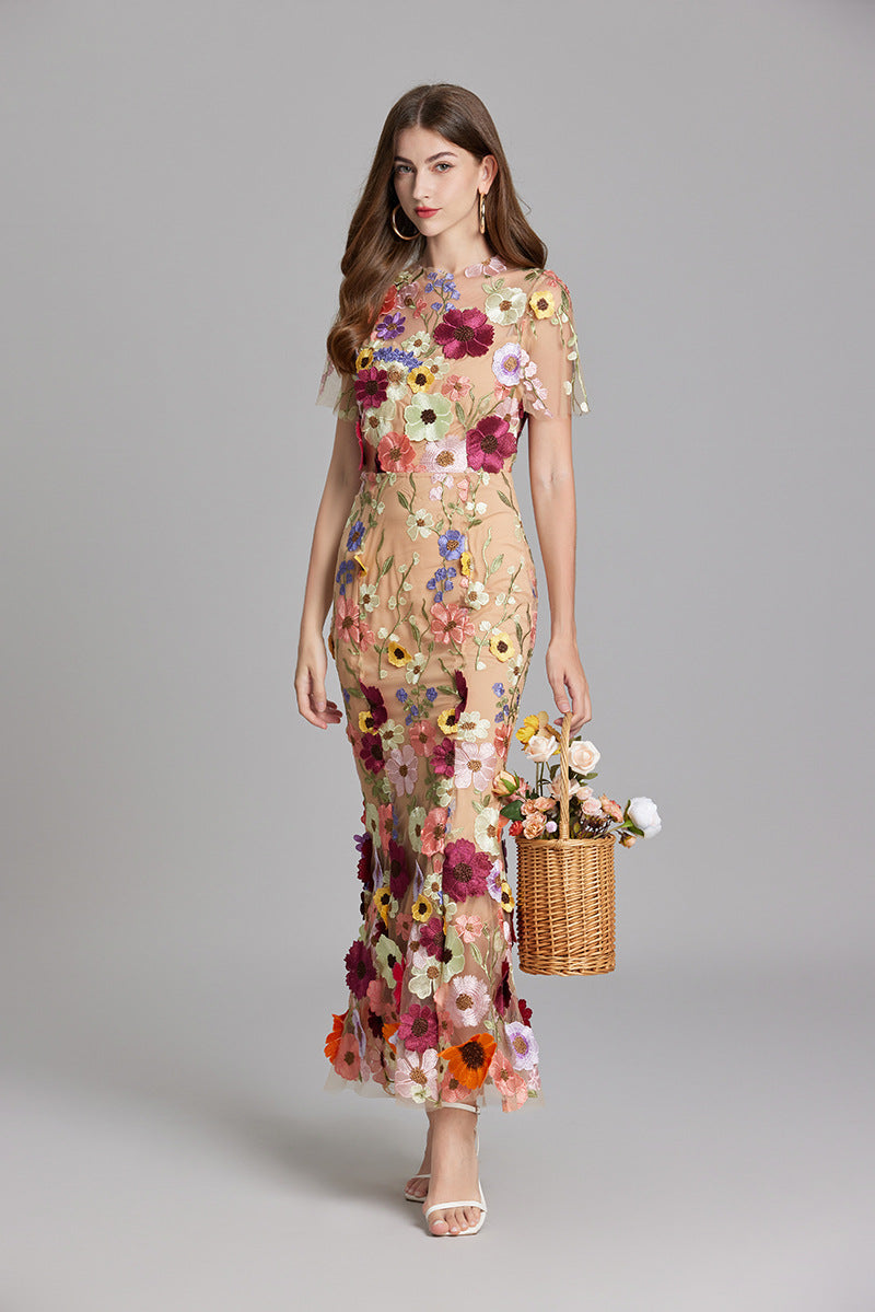 Lucienne | Floral Elegance Dress