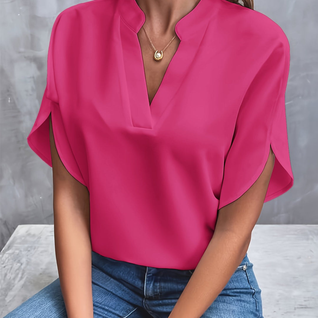 Azure | Graceful Split Blouse