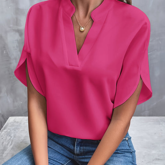 Azure | Graceful Split Blouse