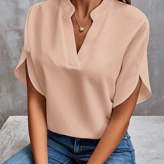 Azure | Graceful Split Blouse