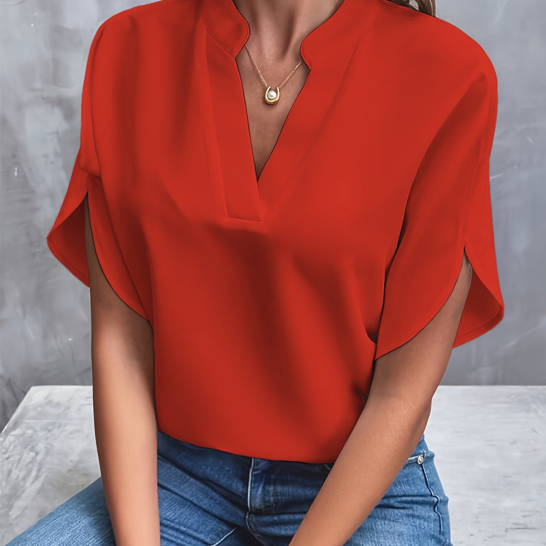 Azure | Graceful Split Blouse