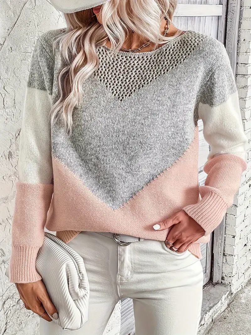 April | Casual Long Sleeve Sweater