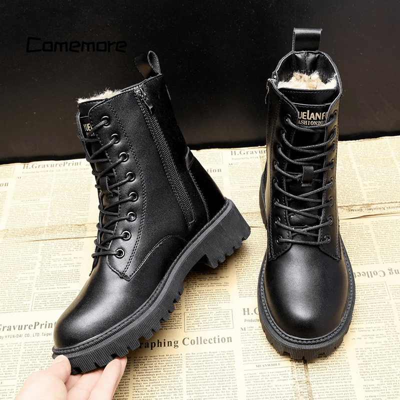 Amber | Winter Lace-up Boots