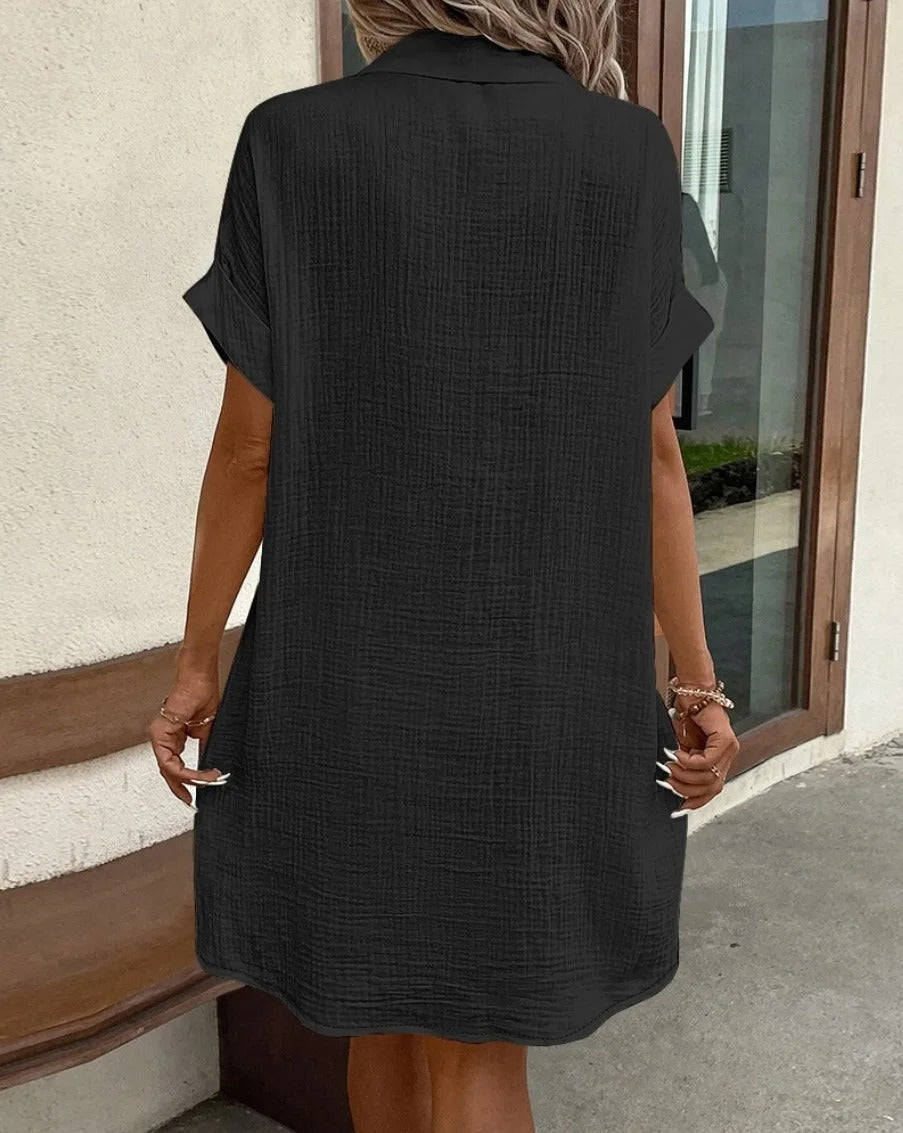 Fenna | Effortless Button Dress