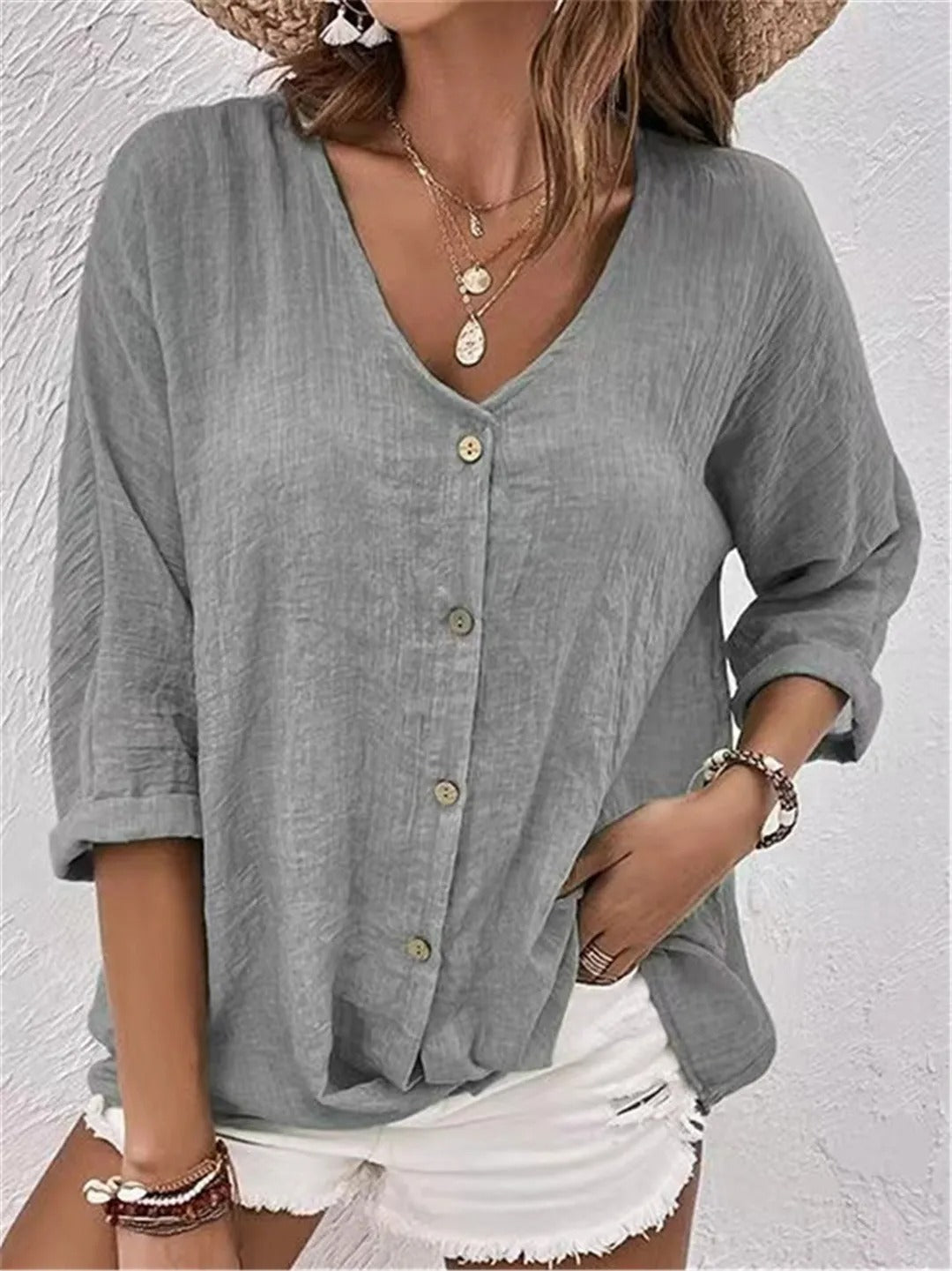 Lennon | Effortless Button Blouse