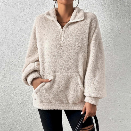 Olivia | Teddy Women’s Zip Sweater