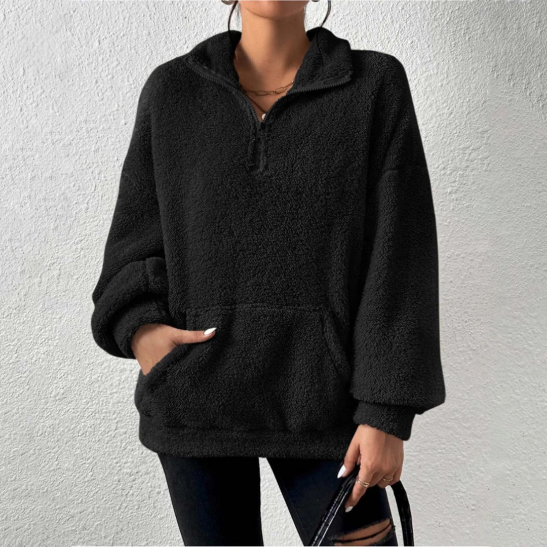 Olivia | Teddy Women’s Zip Sweater