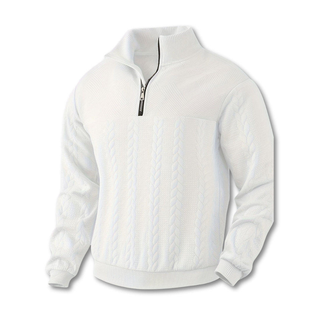 Remy™ | Vintage Men’s Sweater with Zipper